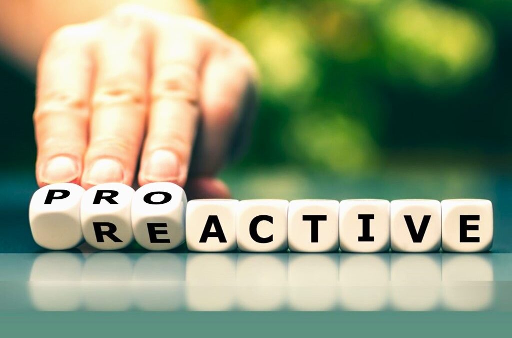 How do I train my mind to be proactive?