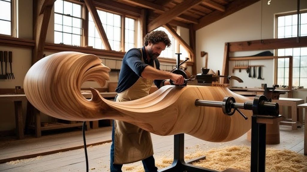 What is traditional Japanese wood turning