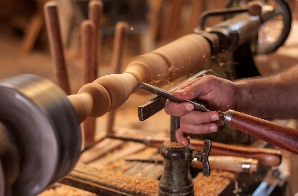 What is the history of woodturning