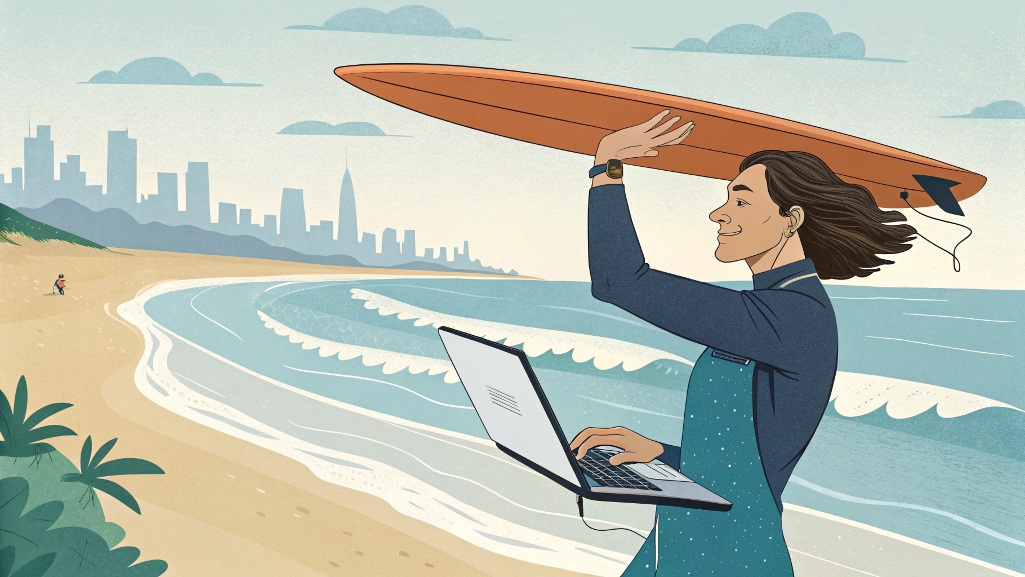 How to not be scared of big waves when surfing