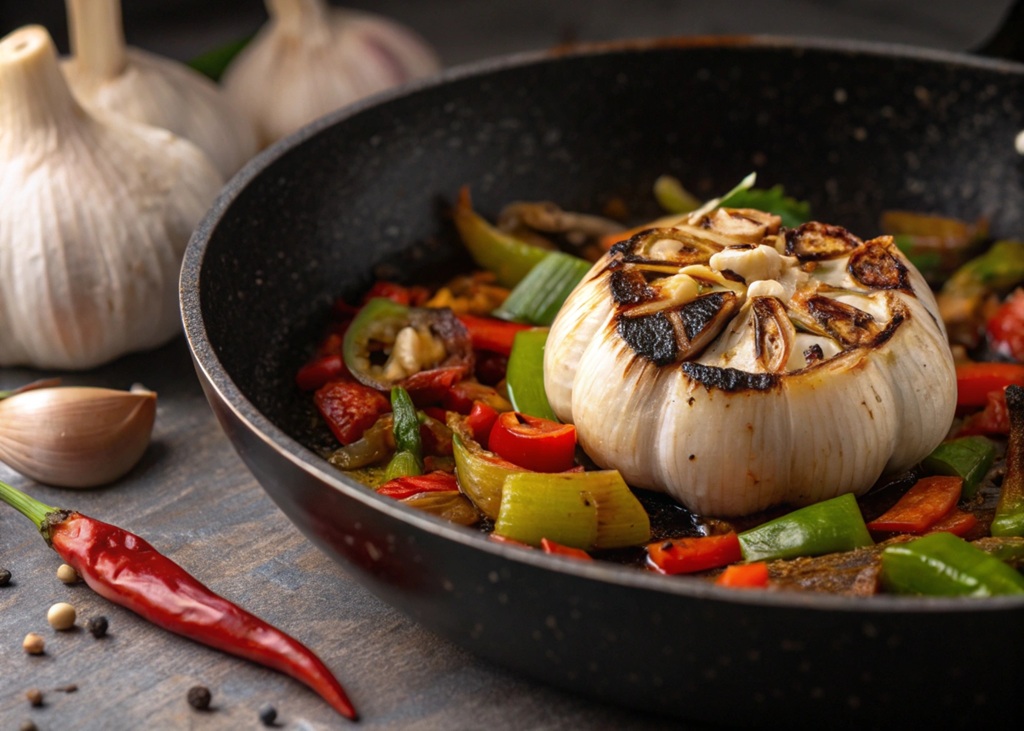 What oil is best for cooking garlic