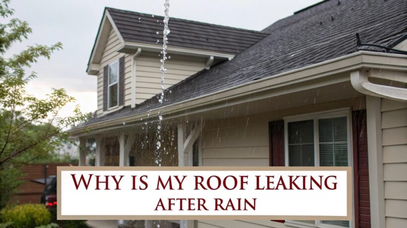 Why Is My Roof Leaking After Rain? 8 Common Causes and Smart Fixes You Can’t Ignore