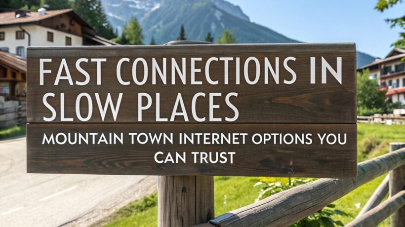 Fast Connections in Slow Places: Mountain Town Internet Options You Can Trust