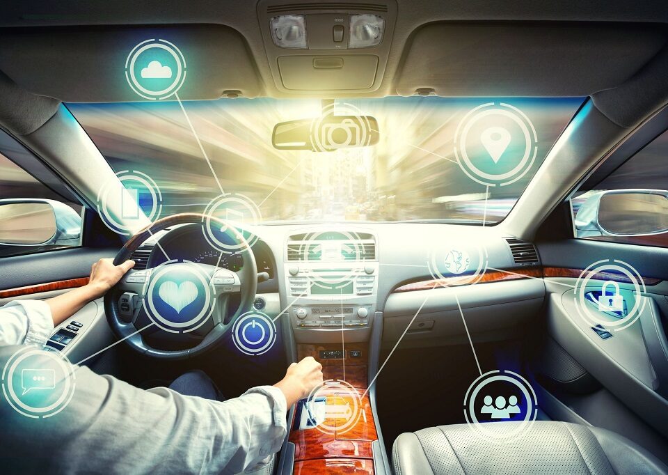 How many computers are in an average car in 2025