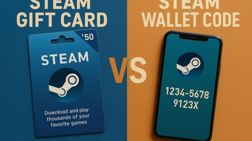 Steam Gift Card vs Wallet Code: What’s the Difference?
