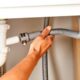 dishwasher drain to a garbage disposal