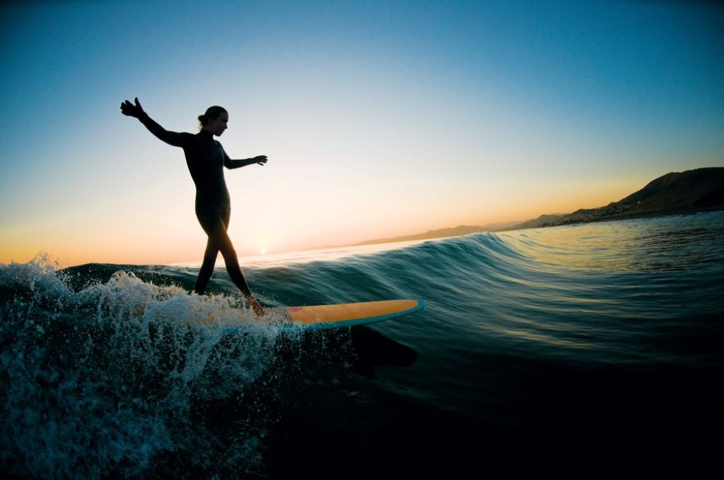 What is the most important muscle group for a surfing pop-up?