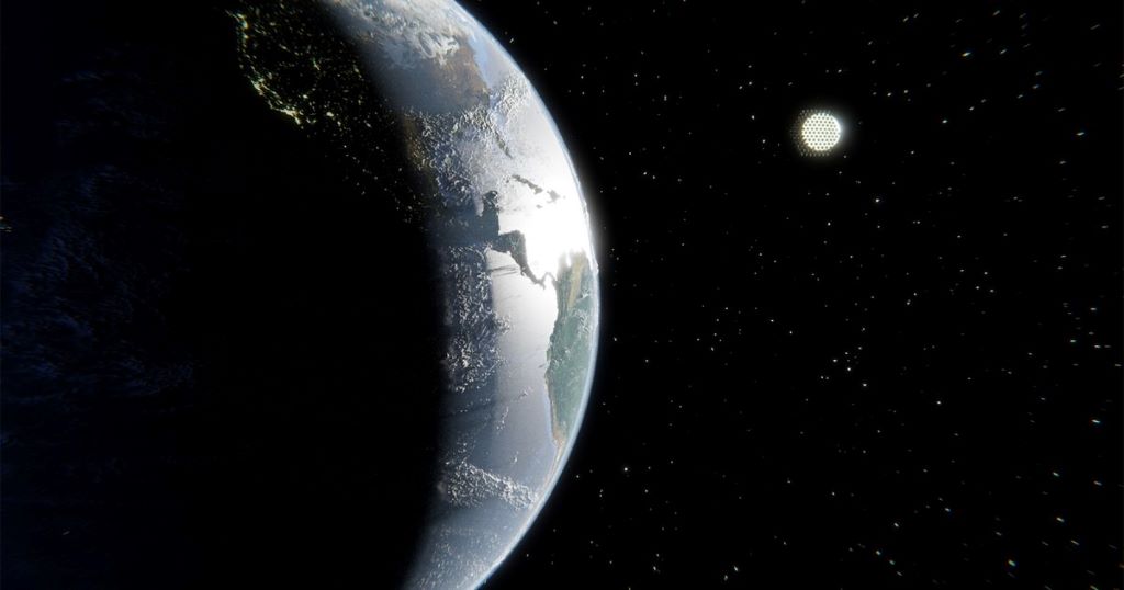 Illustration of Earth with solar geoengineering concept, highlighting UN and EU rejection