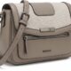 Affordable crossbody bag in neutral color showing 2026 trend details and adjustable strap