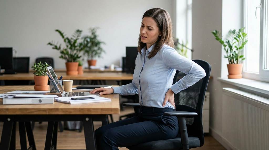 Person performing glute bridge exercise to relieve tight hip flexors