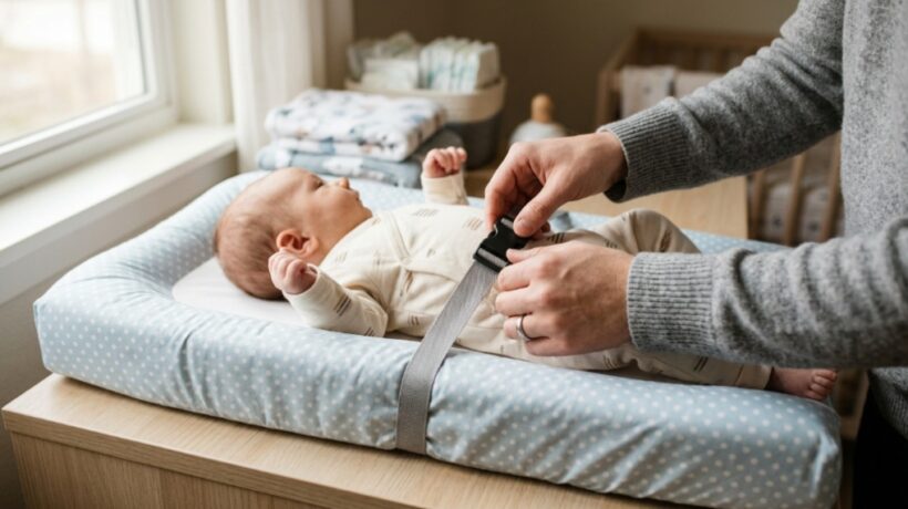 How to Set Up a Safe Baby Changing Station at Home